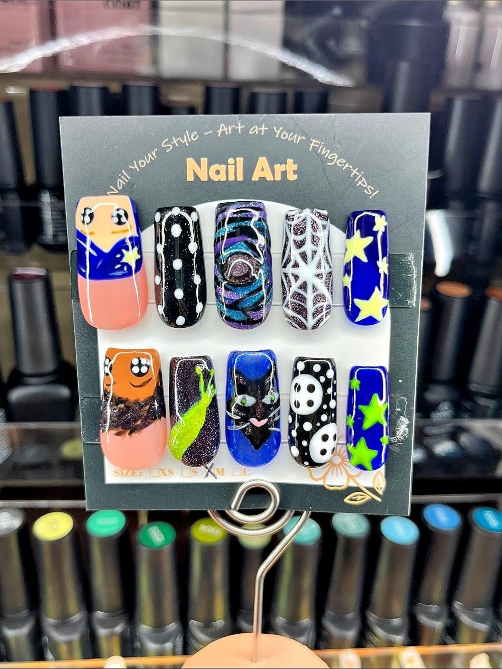 Coraline & Wybie Press-On Nails handmade customizable